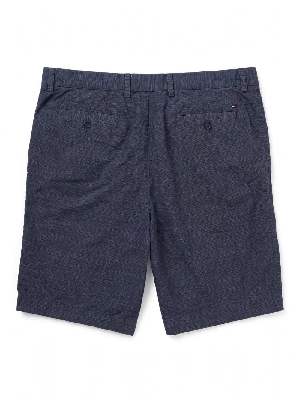 Tommy Hilfiger Navy Textured Cotton Blend Men’s Shorts Sz 36